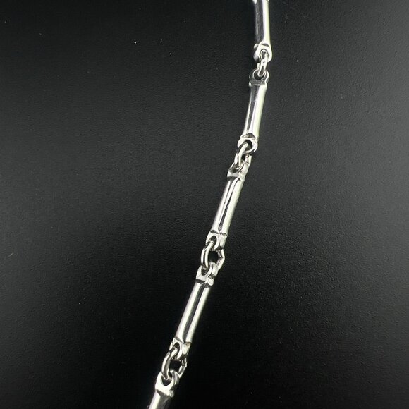 Swarovski Necklace Swan Signed Clear Crystal Emerald Cut Cocktail Rhodium Plated - Picture 6 of 13